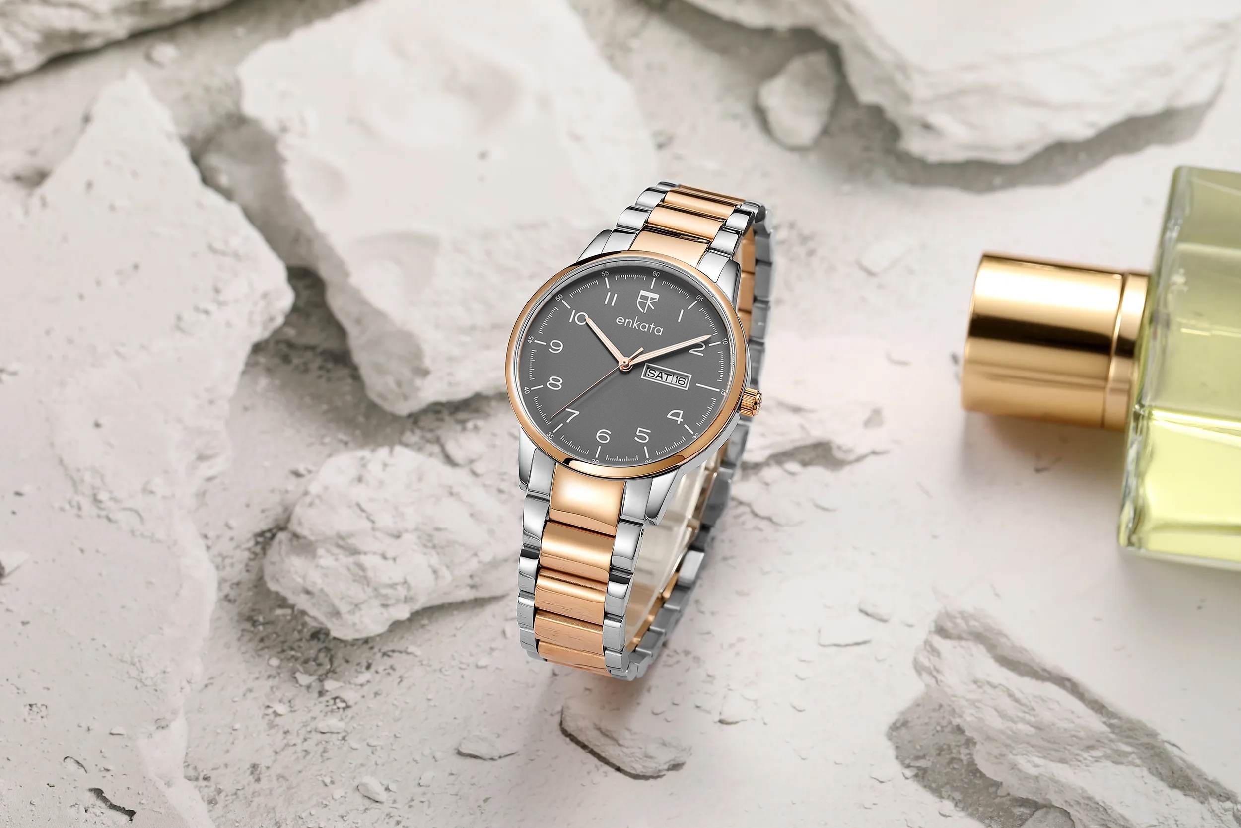 Apus Grey Two Tone | Enkata Watches