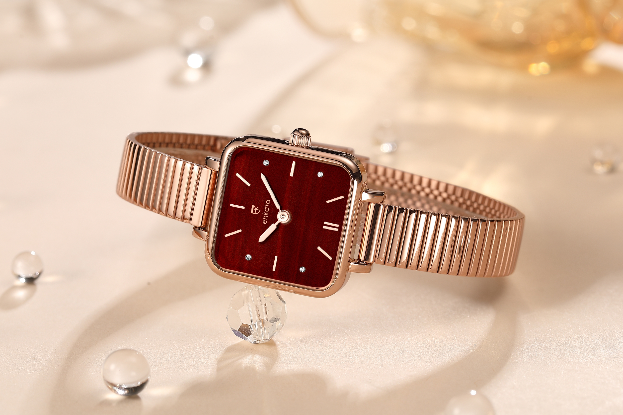 Libra Burgundy | Enkata Watches