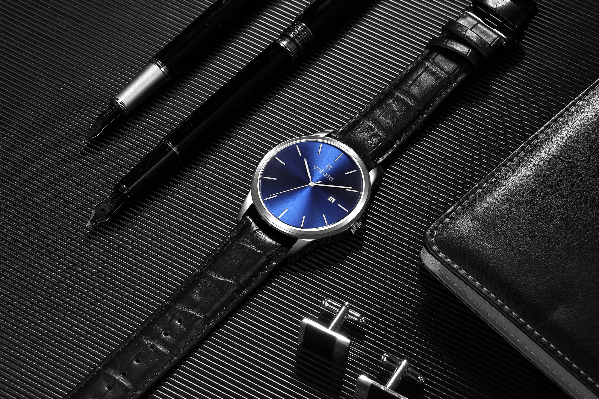 Neptune Black L | Enkata Watches