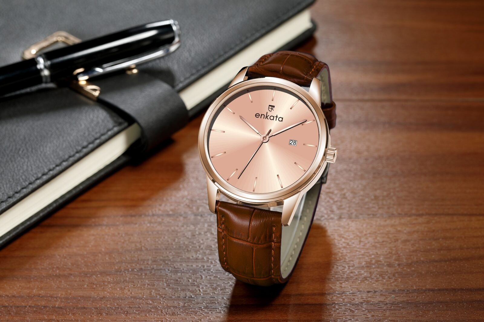 Titan Rose Gold | Enkata Watches