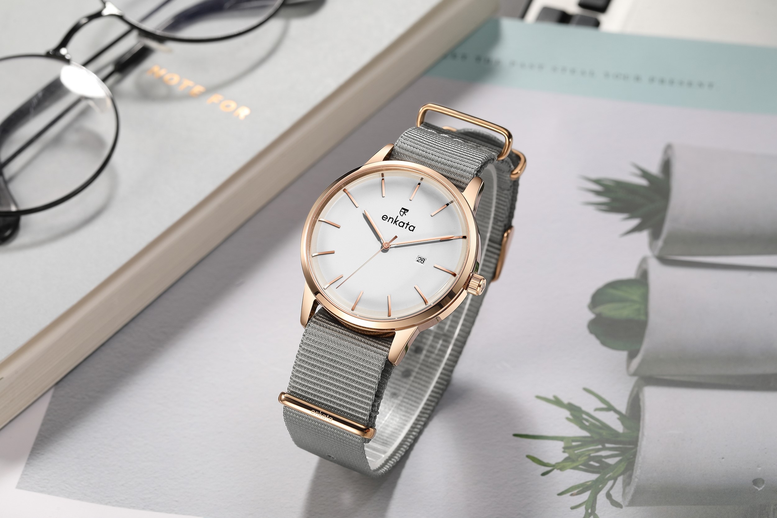 Avior Grey White | Enkata Watches